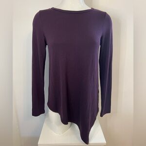 Women’s Deep Purple Lightweight Sweater by Karen Kane Size Small